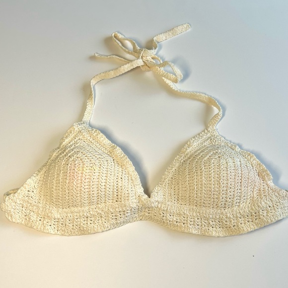 CAPE JUBY | White crochet bikini top | Size XS/TP | GREAT CONDITION - Picture 2 of 6